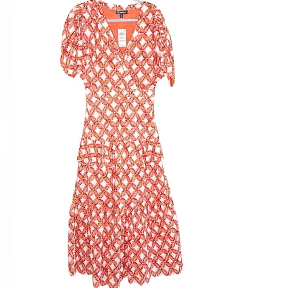 INC International Concepts Cotton Tiered-Ruffle Dress